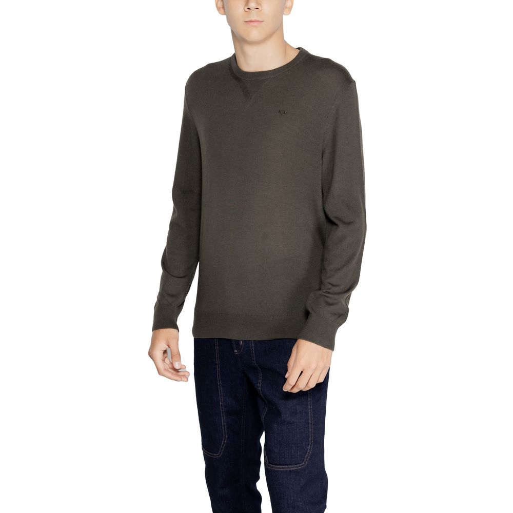 Armani Exchange Zeleni volneni pulover