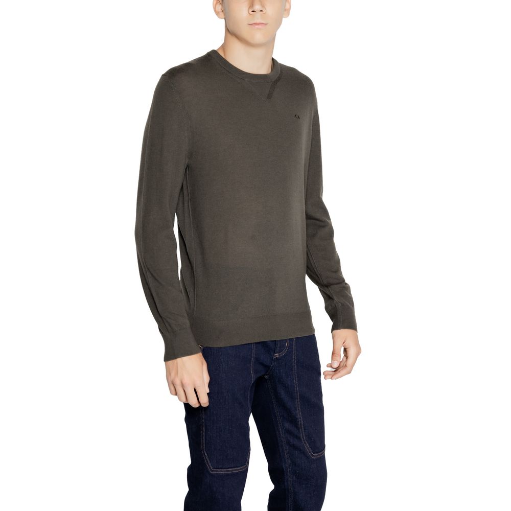 Armani Exchange Zeleni volneni pulover