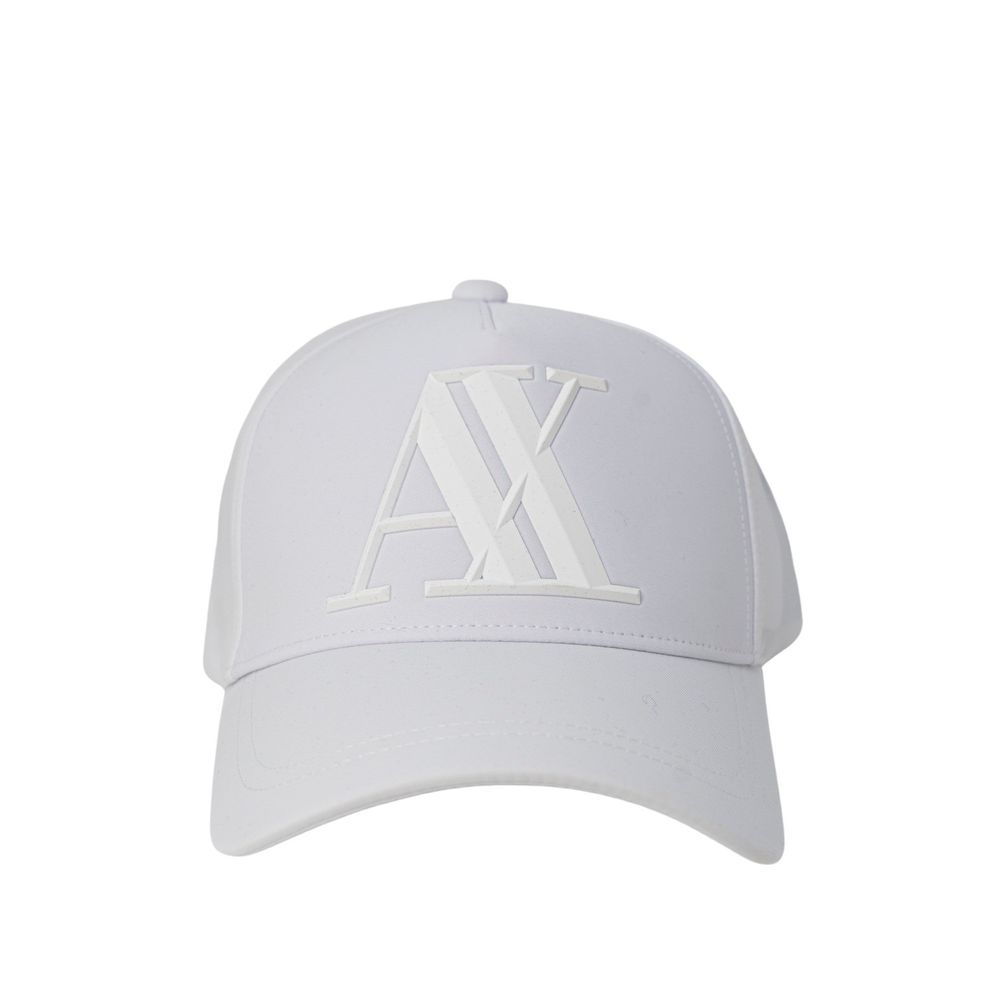 Armani Exchange Beli bombažni klobuki in kape