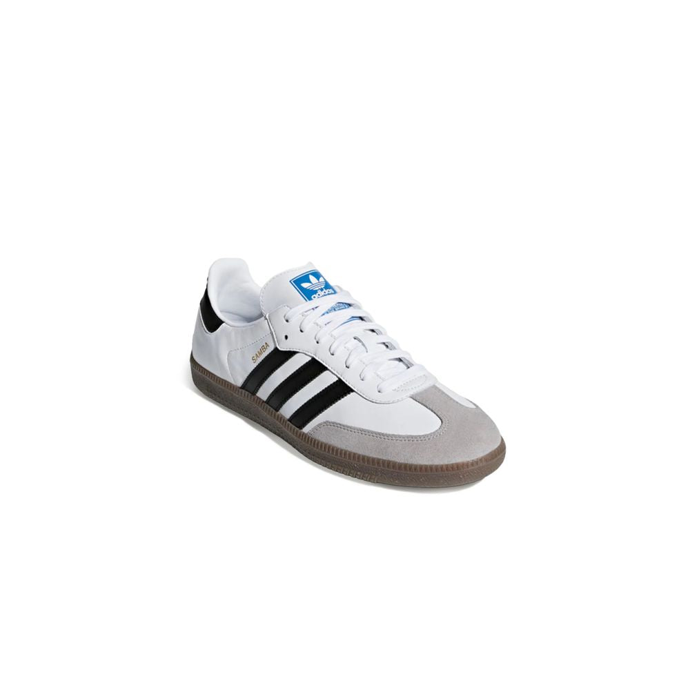 Adidas beli usnjeni športni copati