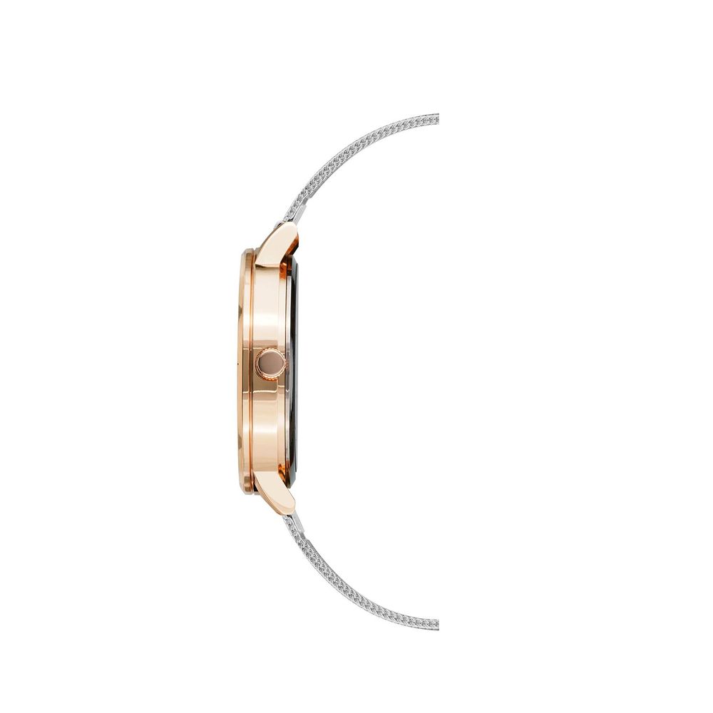 Srebrna elegantna ura iz nerjavečega jekla