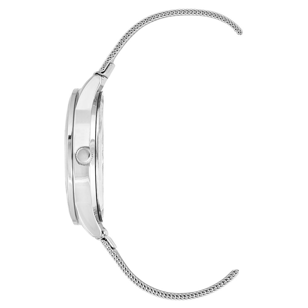 Srebrna elegantna ura iz nerjavečega jekla