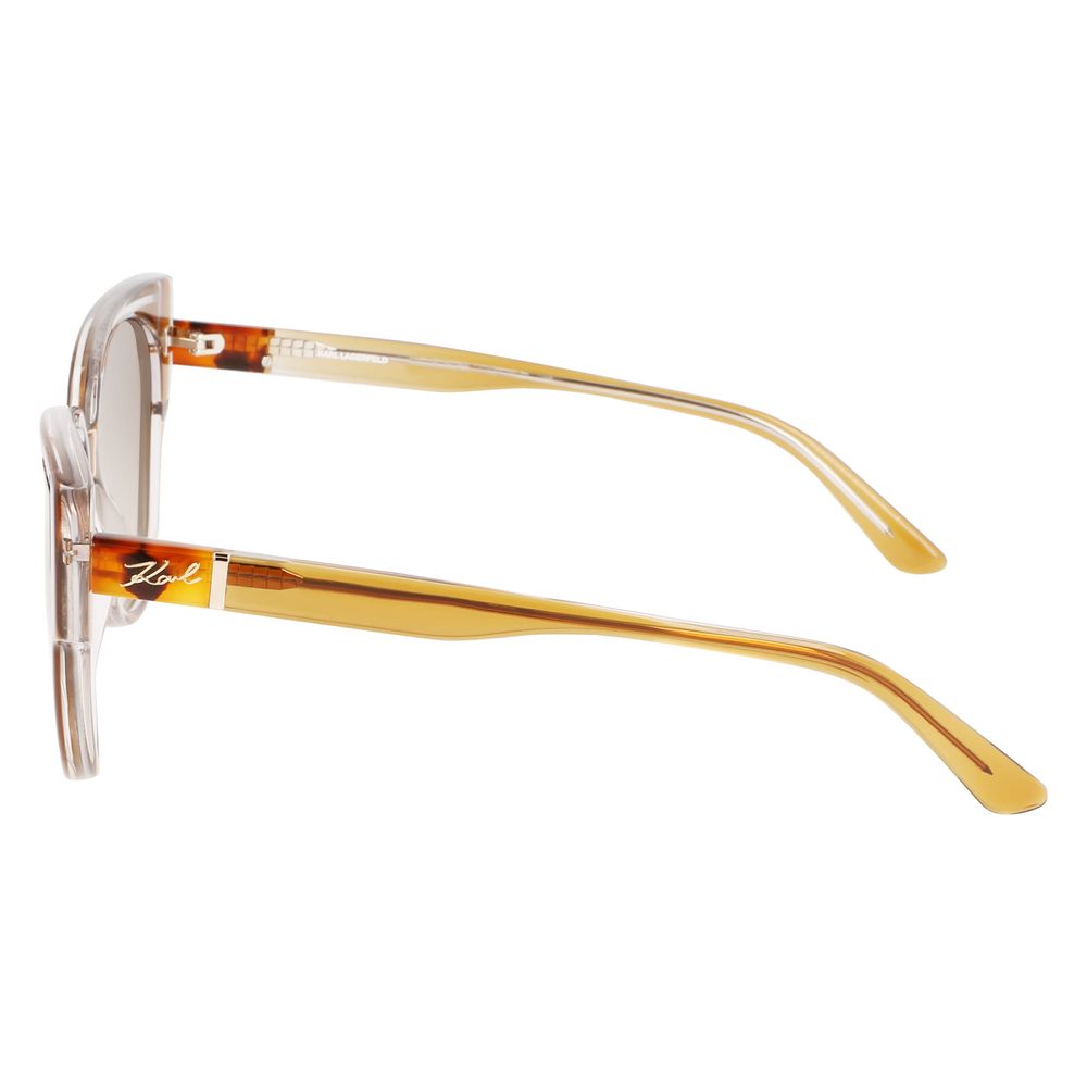 Karl Lagerfeld Brown Haircalf Sunglasses