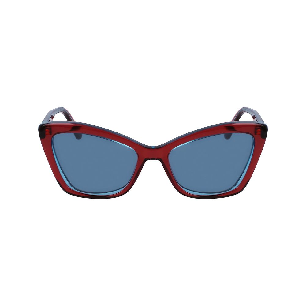Karl Lagerfeld Red Haircalf Sunglasses