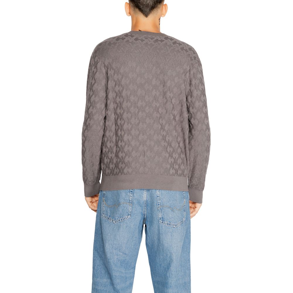 Armani Exchange Siva majica iz viskoze
