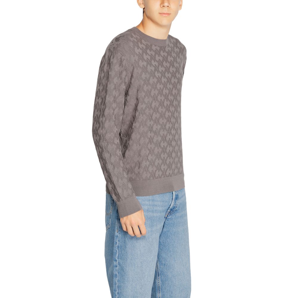Armani Exchange Siva majica iz viskoze