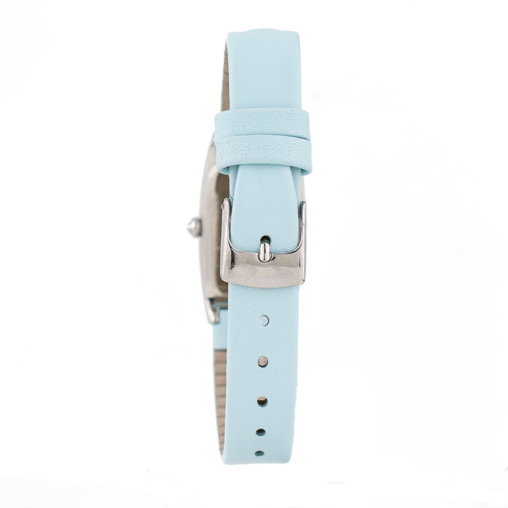 Modra usnjena ura Chronotech
