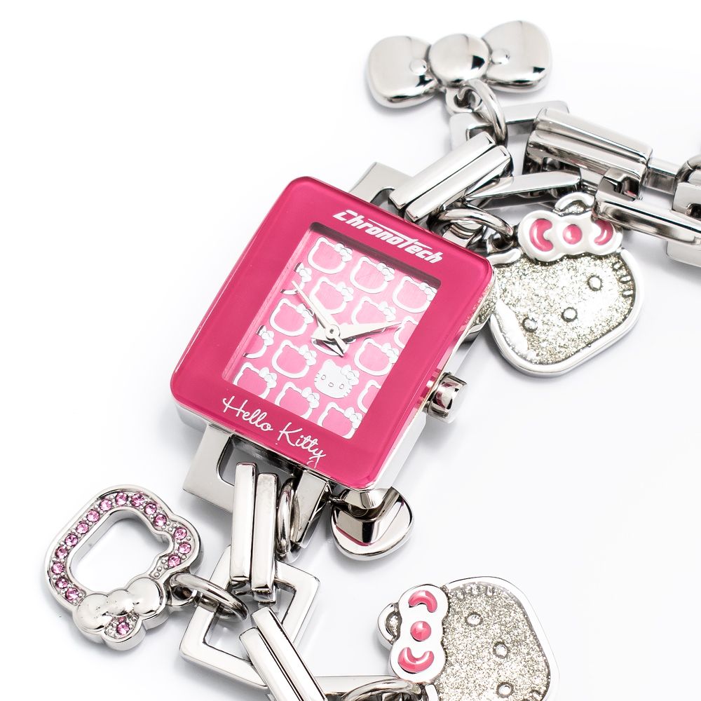 Srebrna zapestnica iz nerjavečega jekla Chronotech