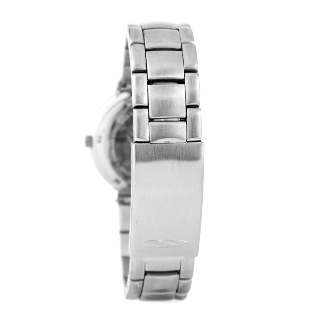 Chronotech Silver Stainless Steel Dress Watch