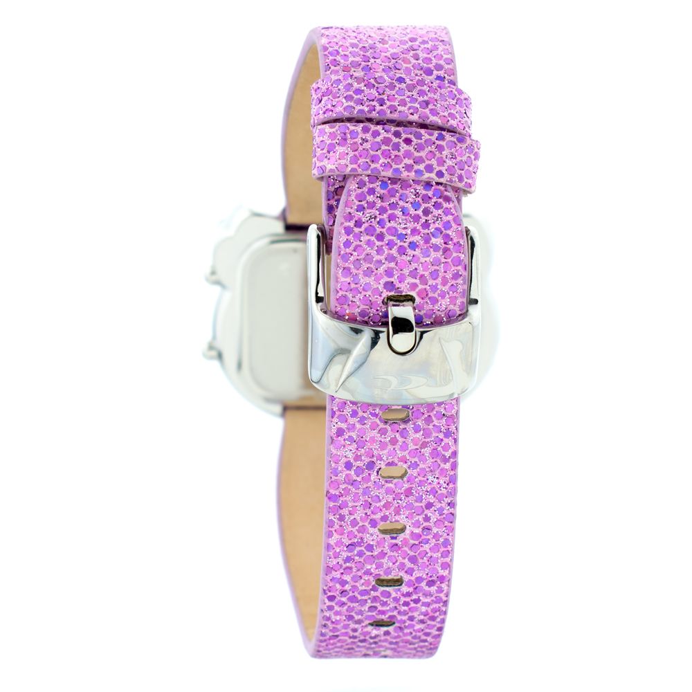 Večbarvna usnjena digitalna ura