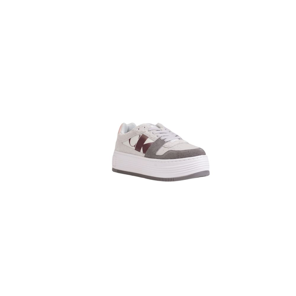 Calvin Klein Jeans Gray Leather Sneaker