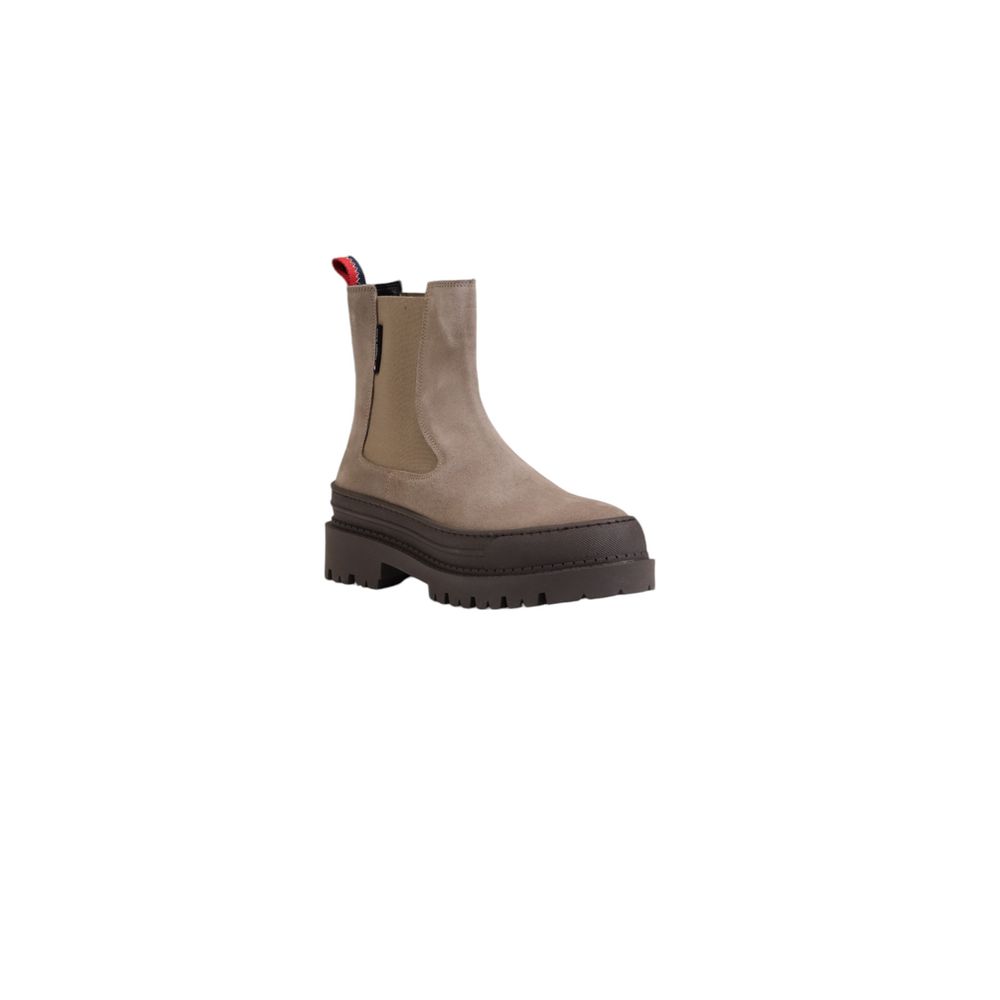 Tommy Hilfiger Gray Suede Leather Ankle