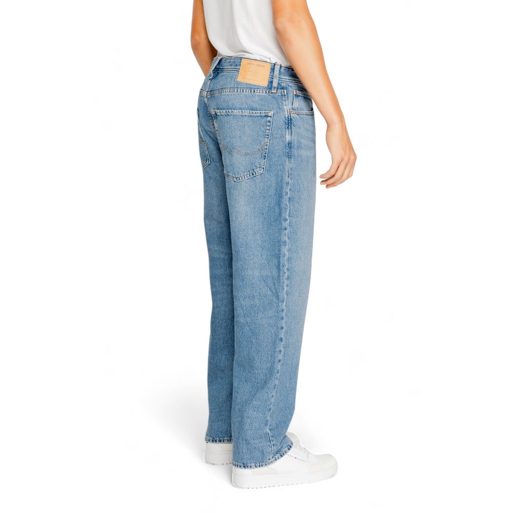 Jack Jones Blue Cotton Relaxed Fit Jean