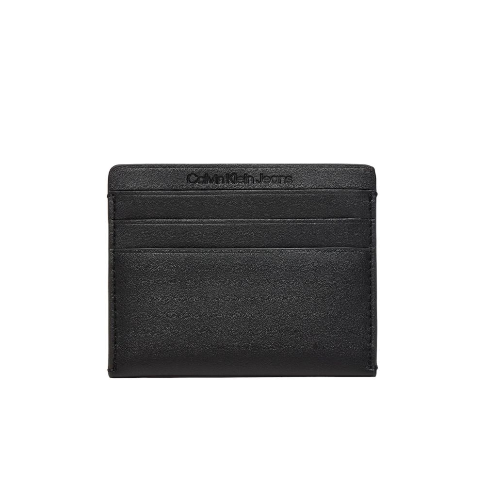 Calvin Klein Jeans Black Polyethylene Cardholder