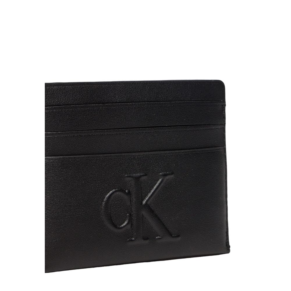 Calvin Klein Jeans Black Polyethylene Cardholder