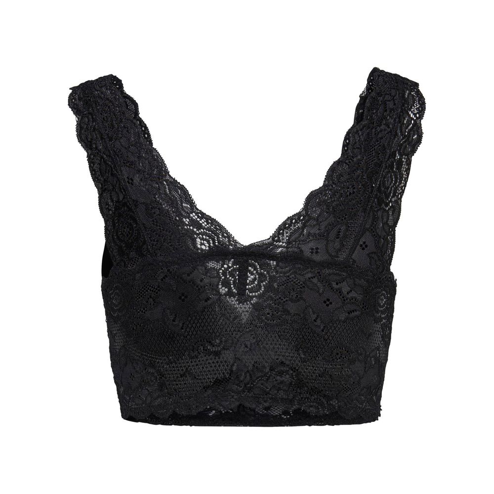 Only Black Polyester Bra