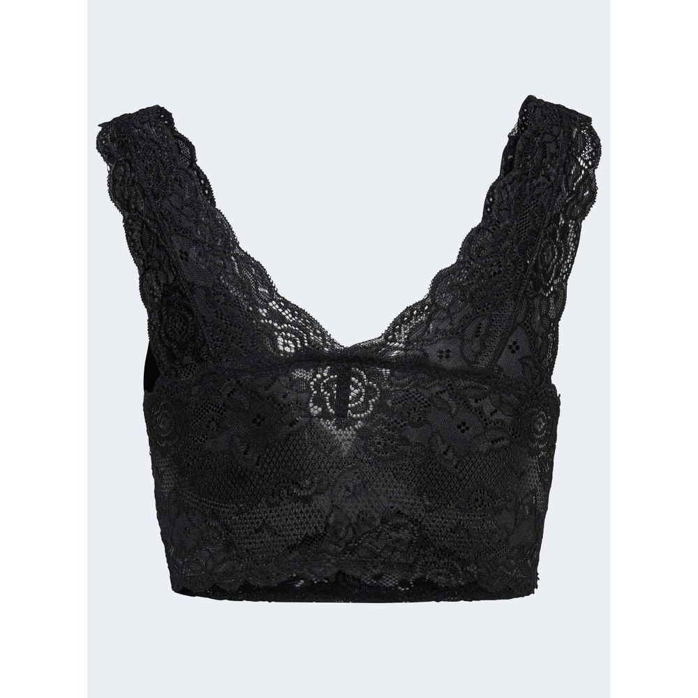 Only Black Polyester Bra