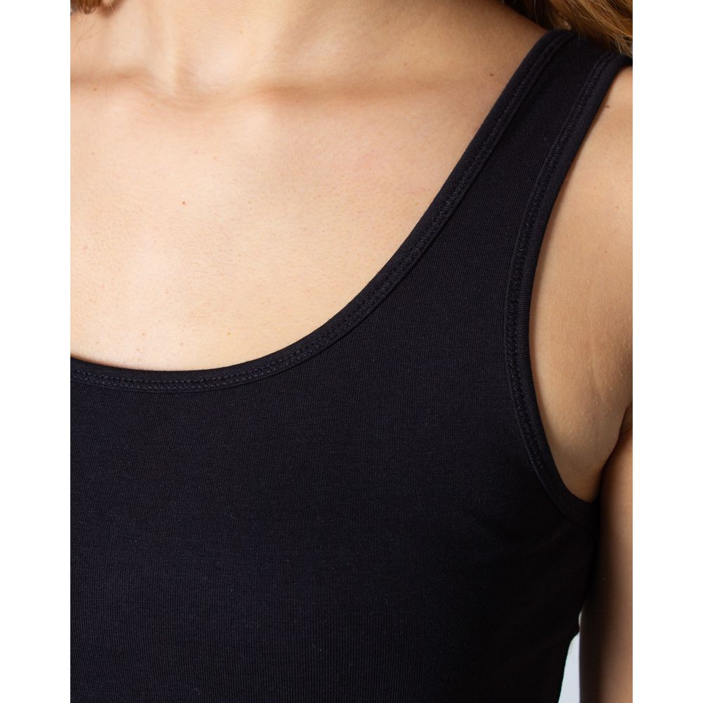 Only Black Cotton Tank Top