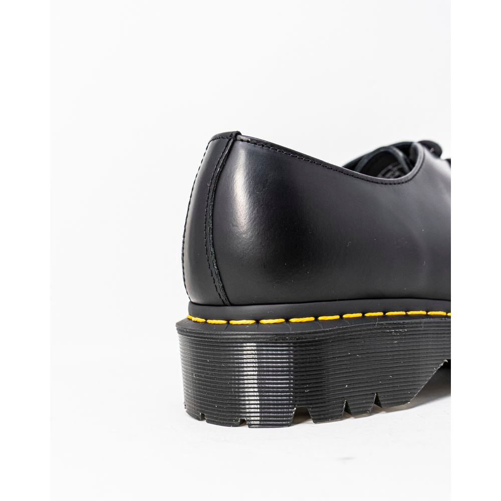 Dr. Martens Black Leather Oxfords And Derby
