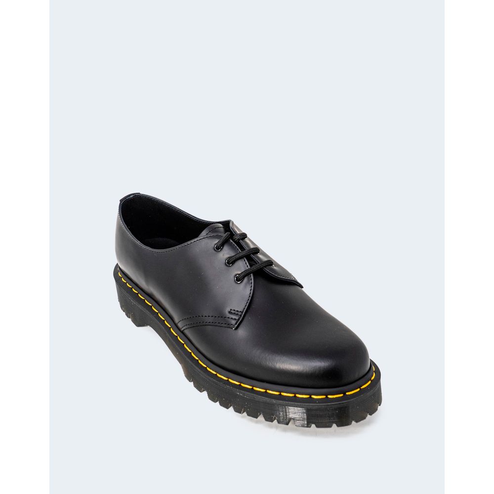 Dr. Martens Black Leather Oxfords And Derby