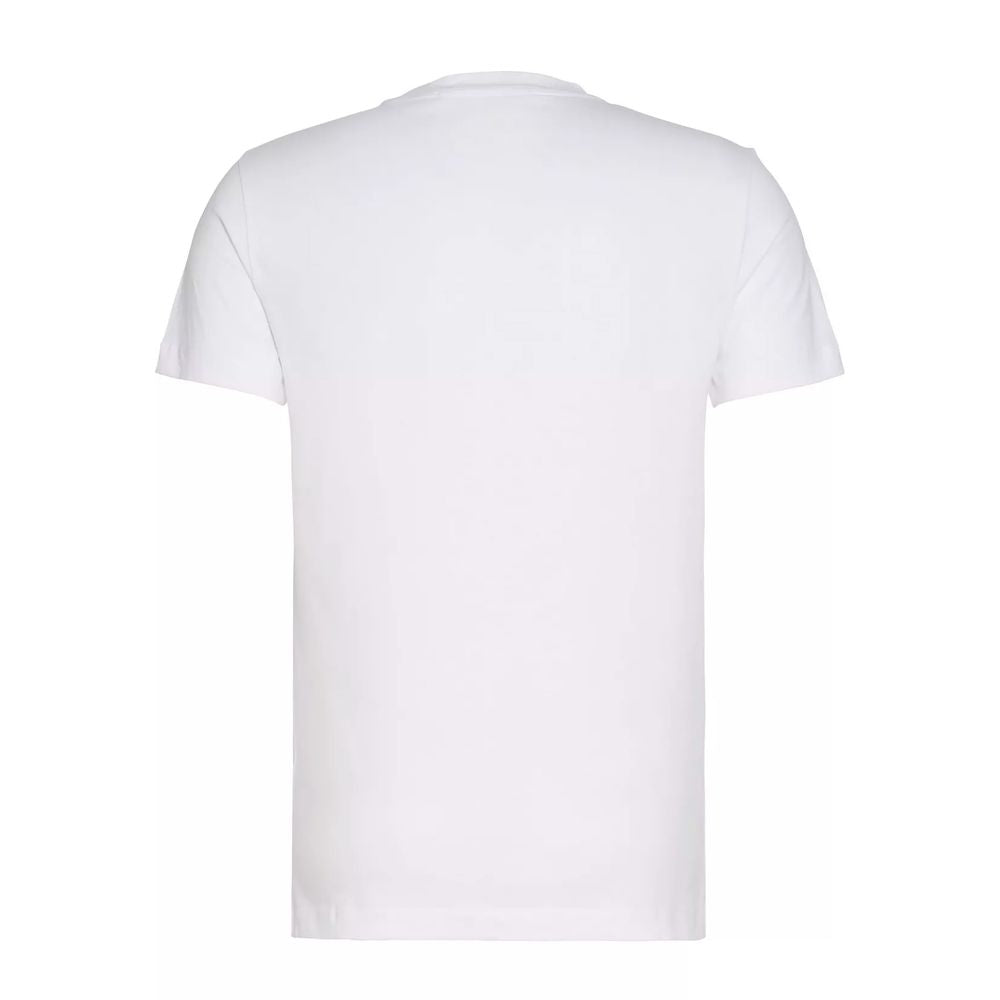 Calvin Klein Jeans Bela bombažna majica