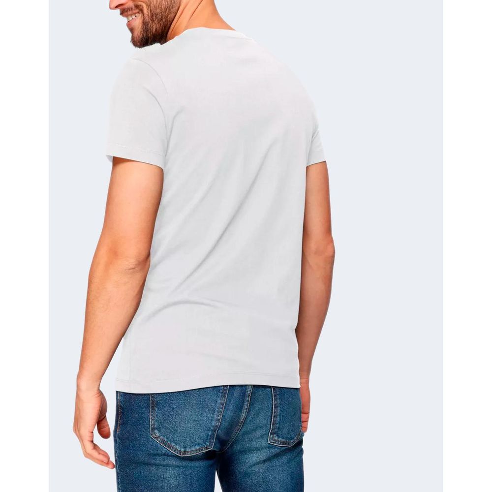 Calvin Klein Jeans Bela bombažna majica