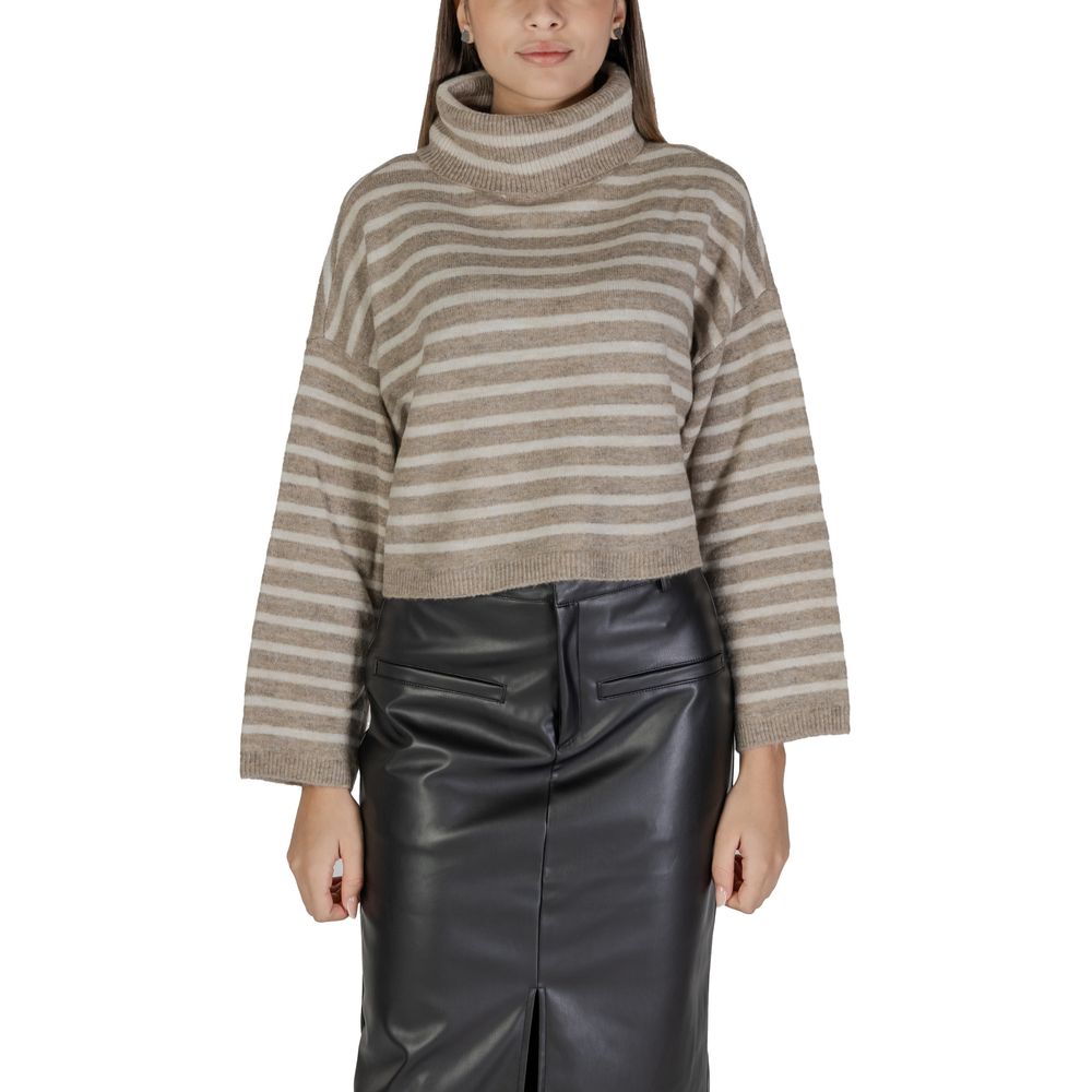 Only Beige Marabou Sweater