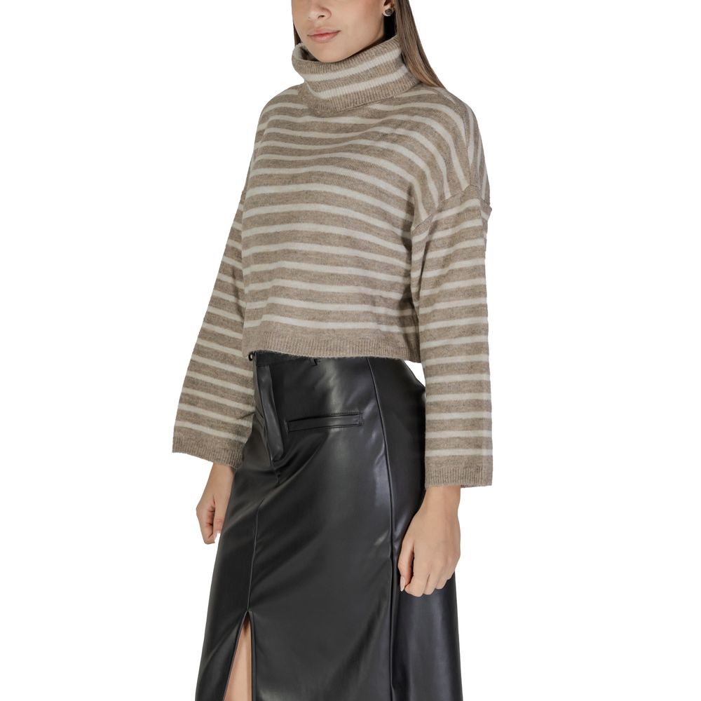 Only Beige Marabou Sweater