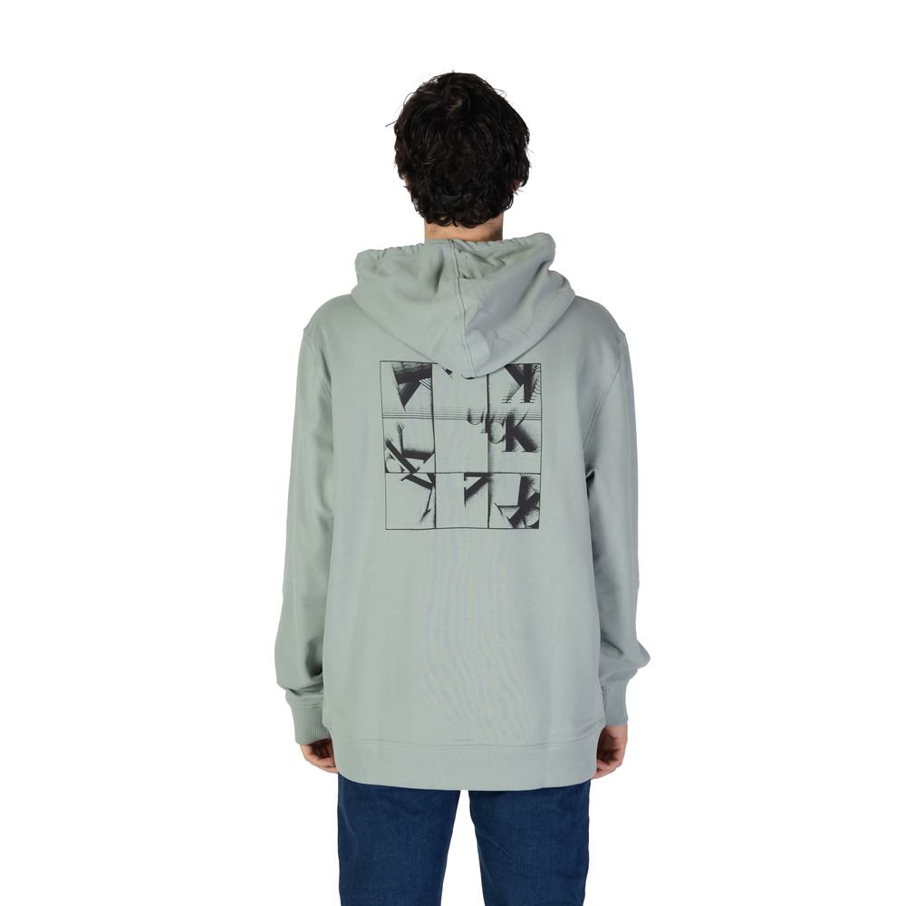 Calvin Klein Jeans Green Cotton Hoody