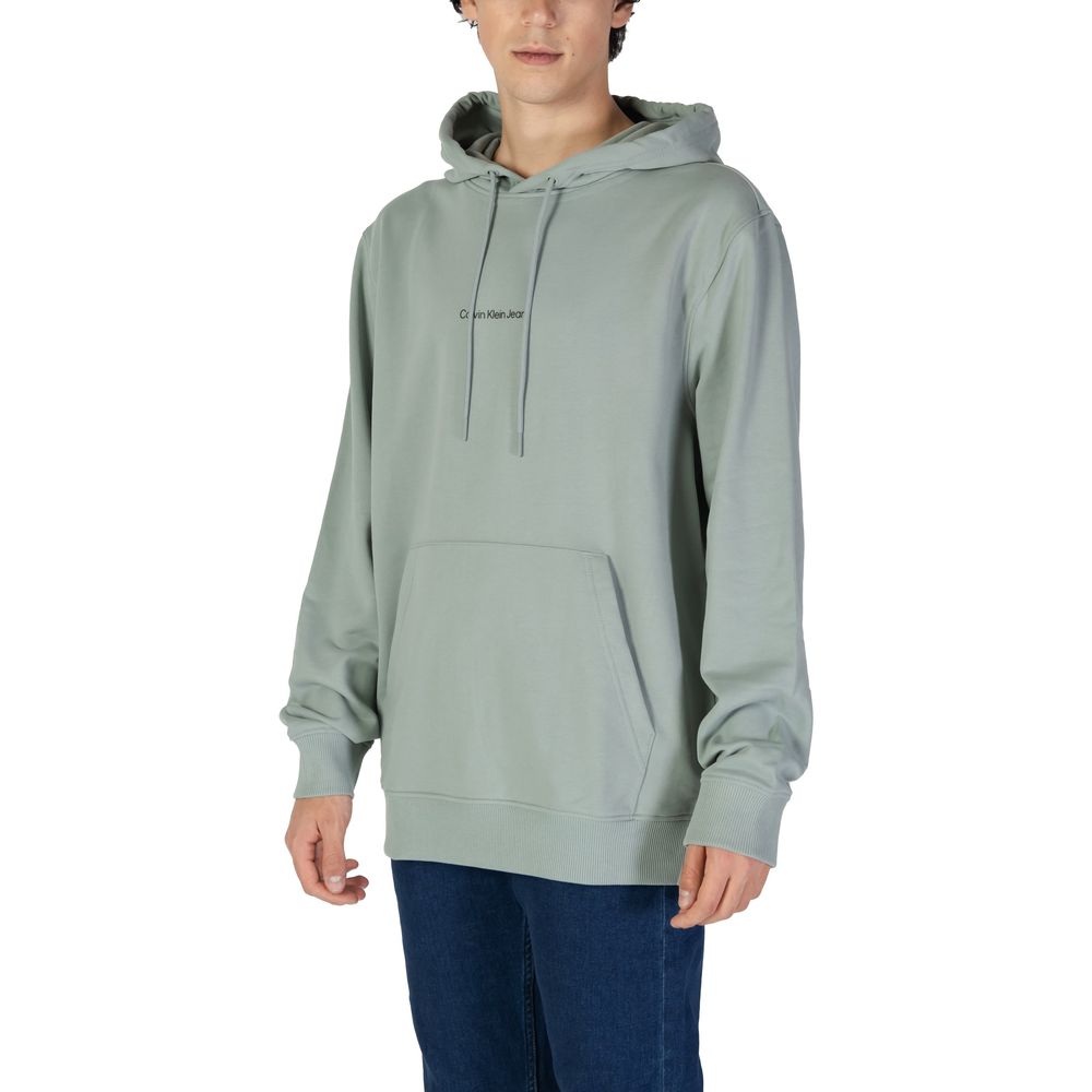 Calvin Klein Jeans Green Cotton Hoody