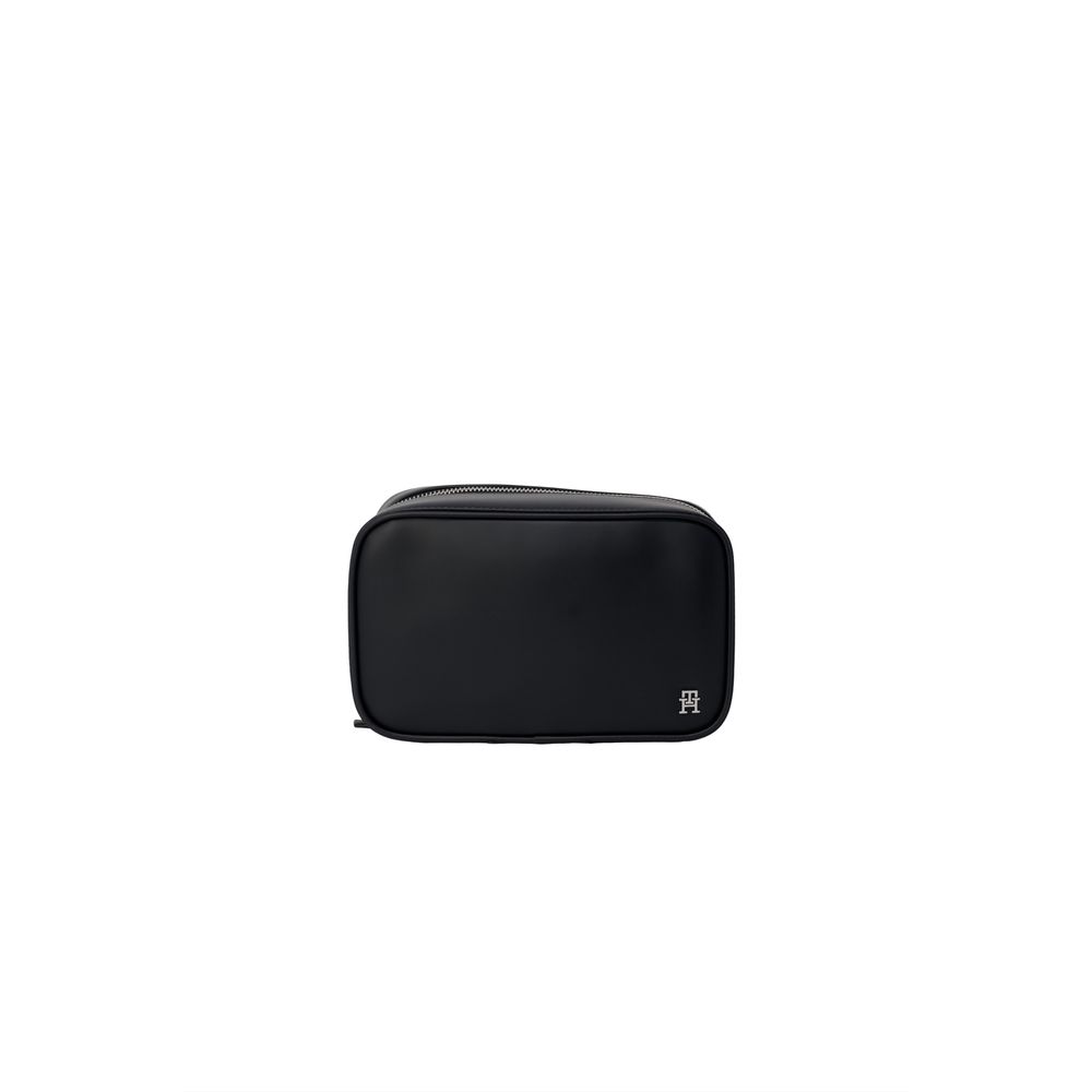 Tommy Hilfiger Black Leather Clutch Bag