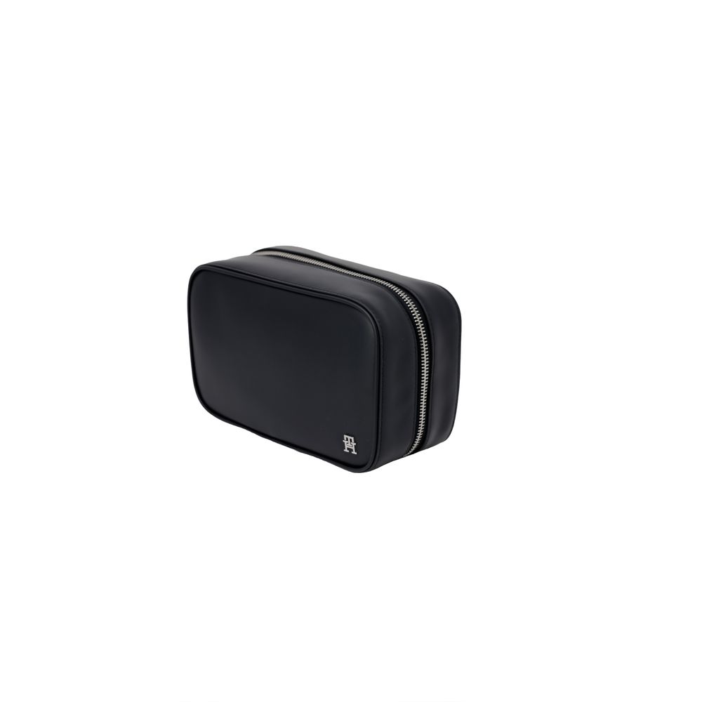 Tommy Hilfiger Black Leather Clutch Bag