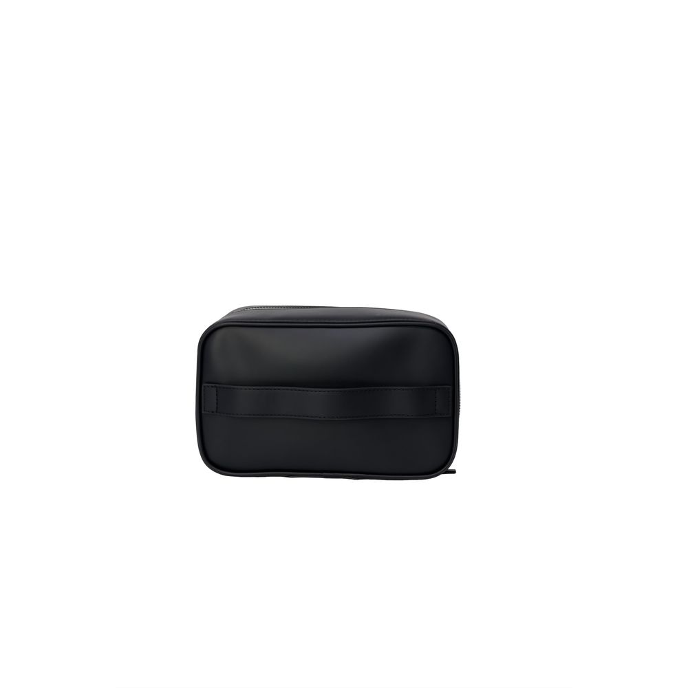 Tommy Hilfiger Black Leather Clutch Bag