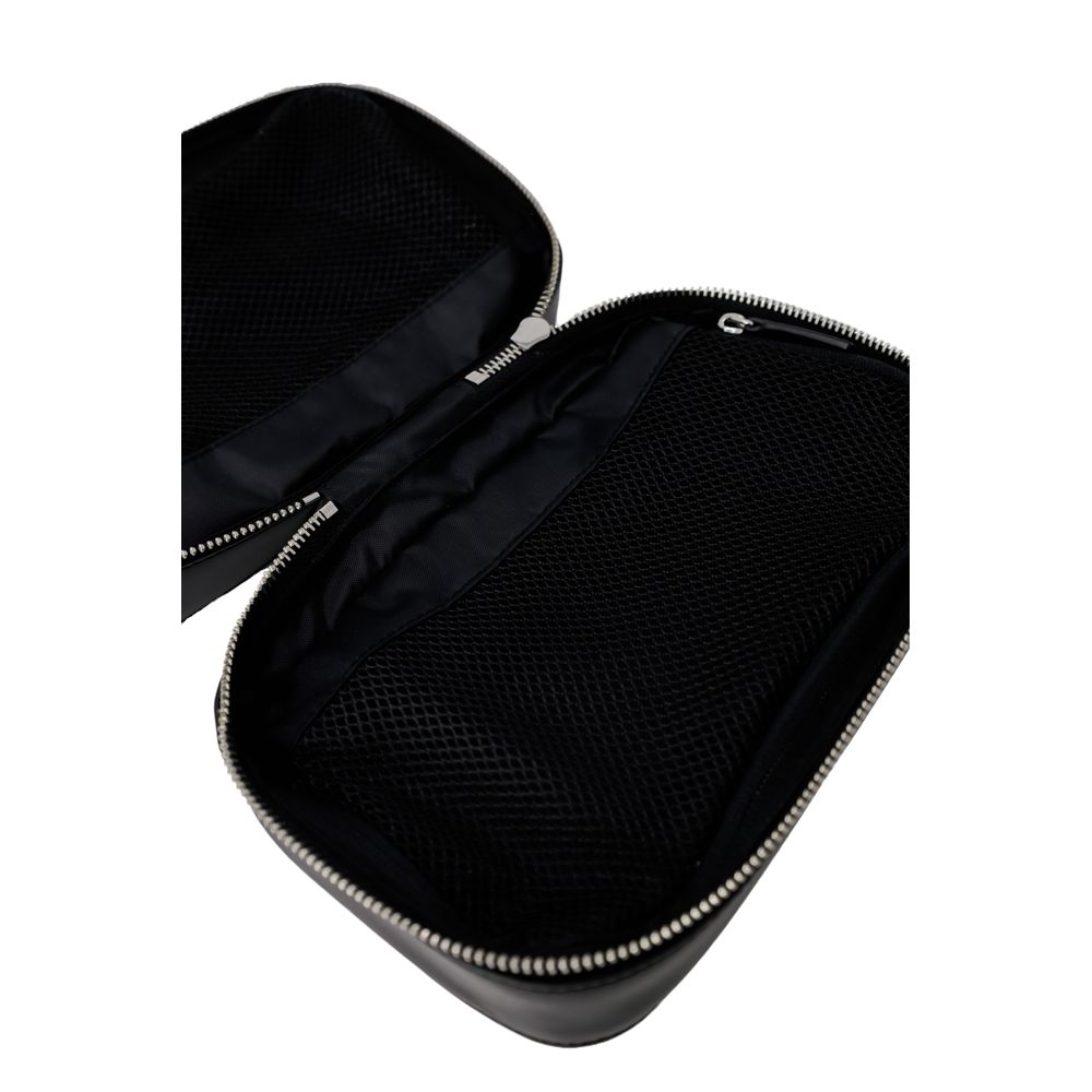 Tommy Hilfiger Black Leather Clutch Bag