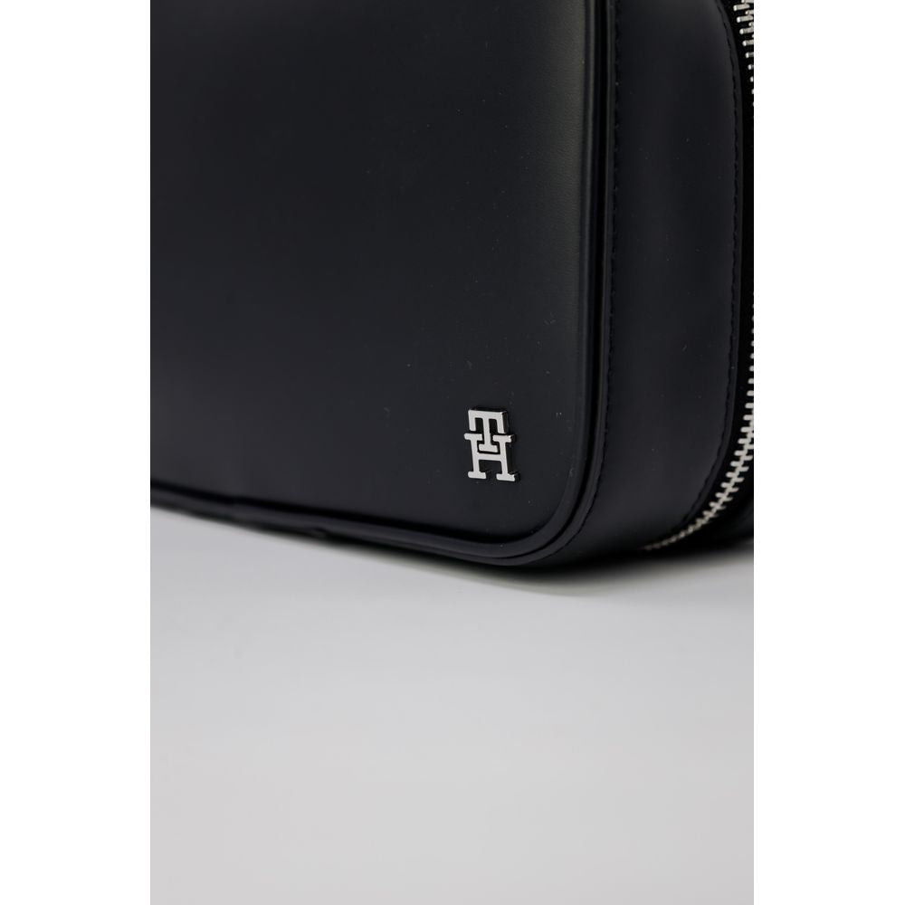 Tommy Hilfiger Black Leather Clutch Bag
