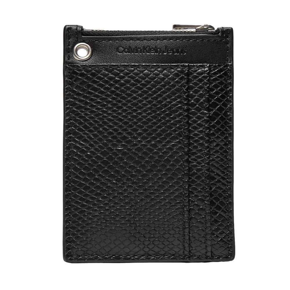 Calvin Klein Jeans Black Polyethylene Cardholder