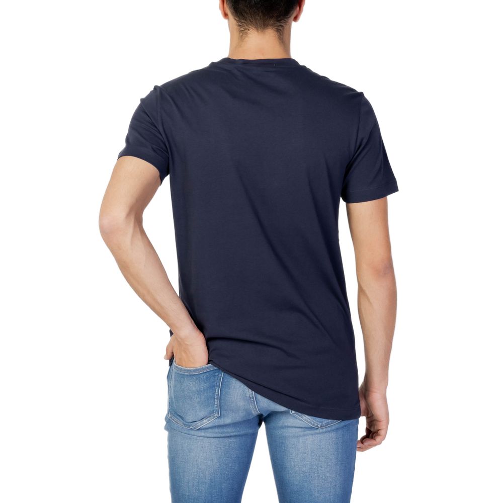 Calvin Klein Jeans Modra bombažna majica