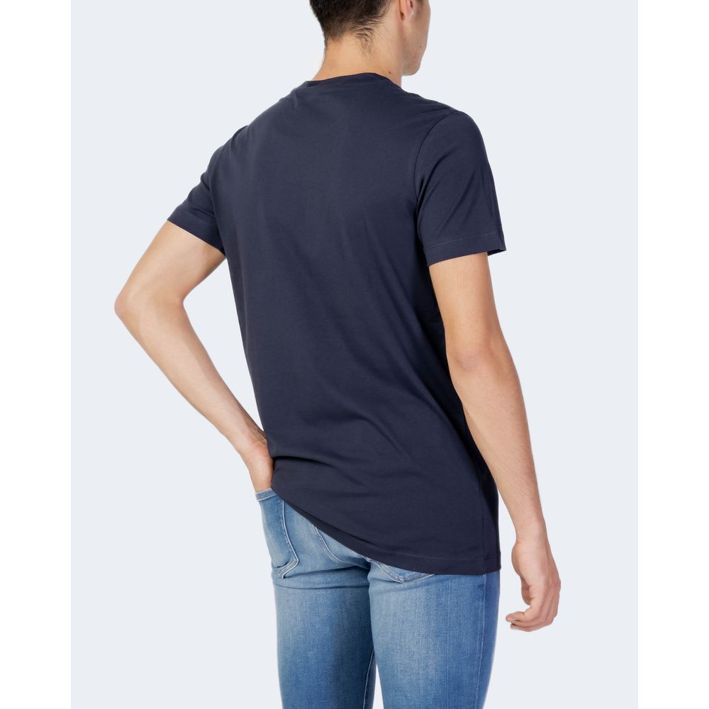 Calvin Klein Jeans Modra bombažna majica