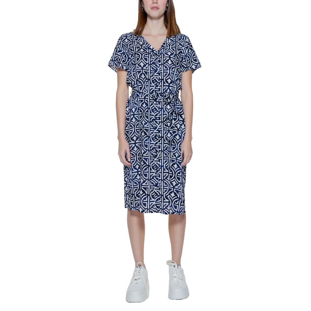 Street One Blue Viscose Long