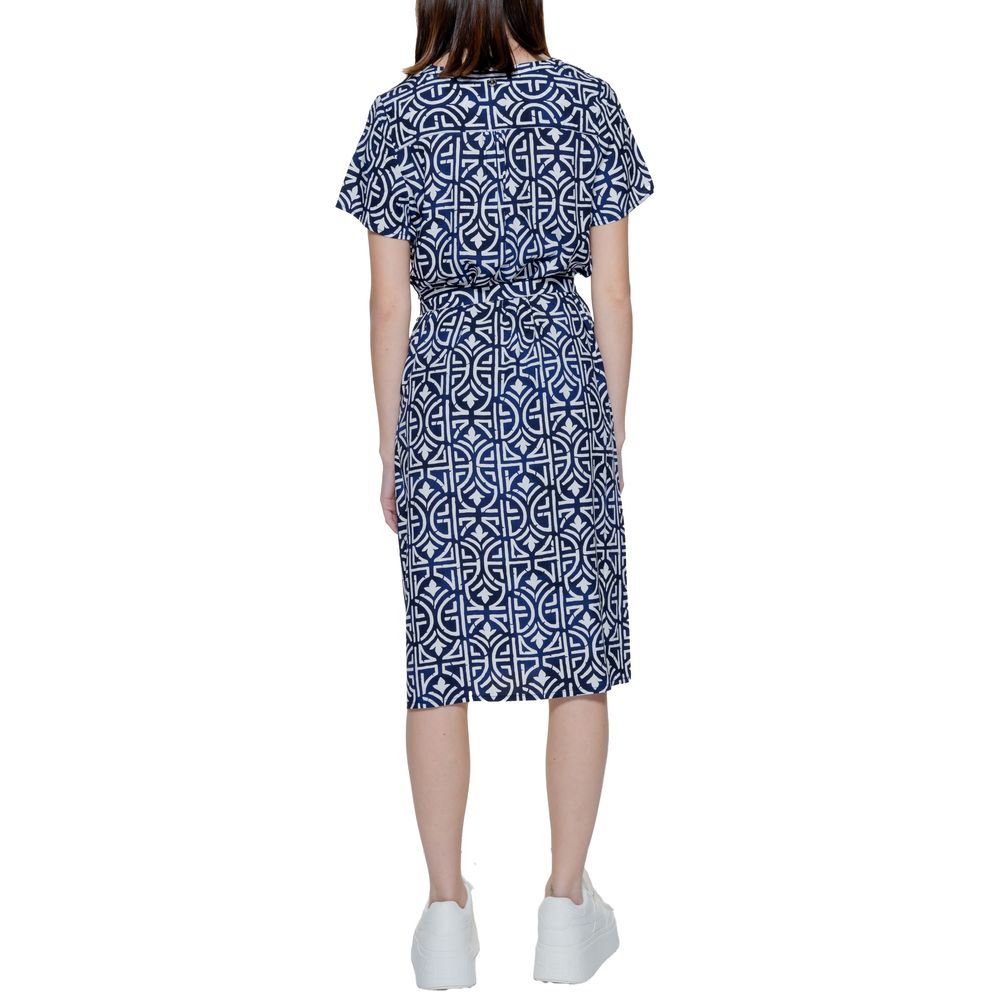 Street One Blue Viscose Long