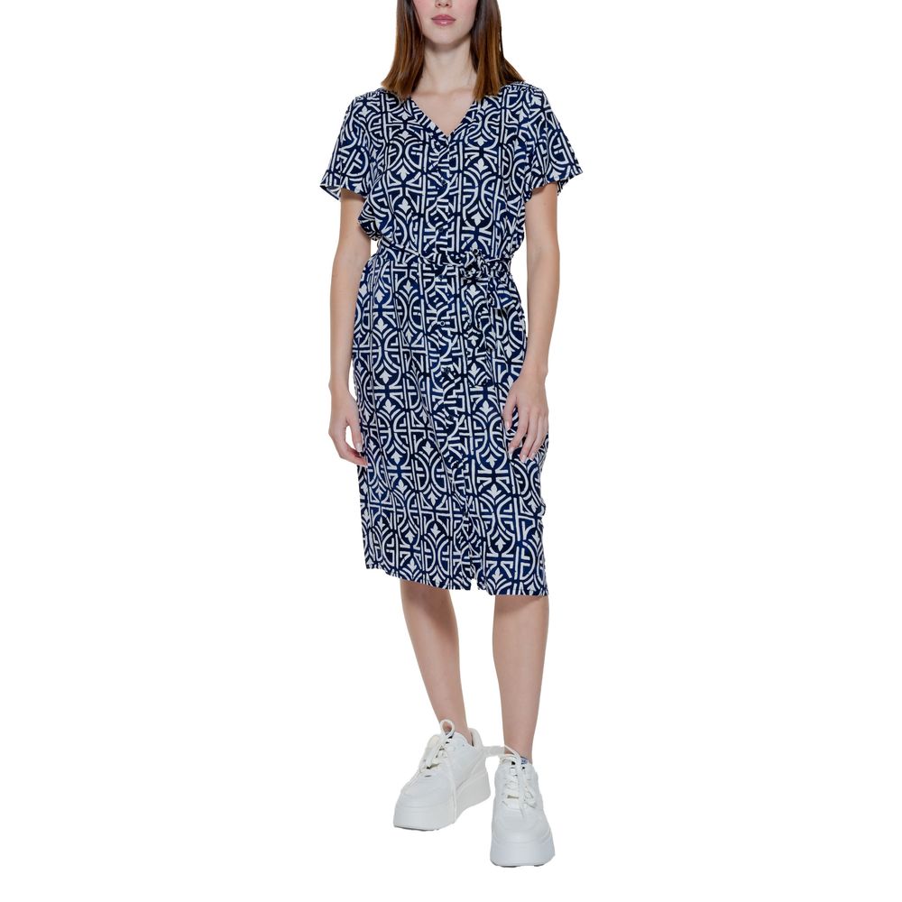 Street One Blue Viscose Long