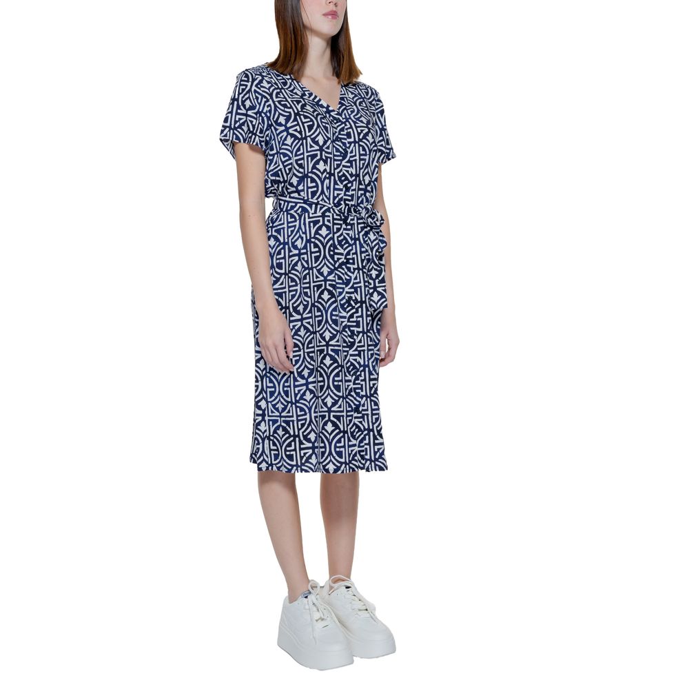 Street One Blue Viscose Long