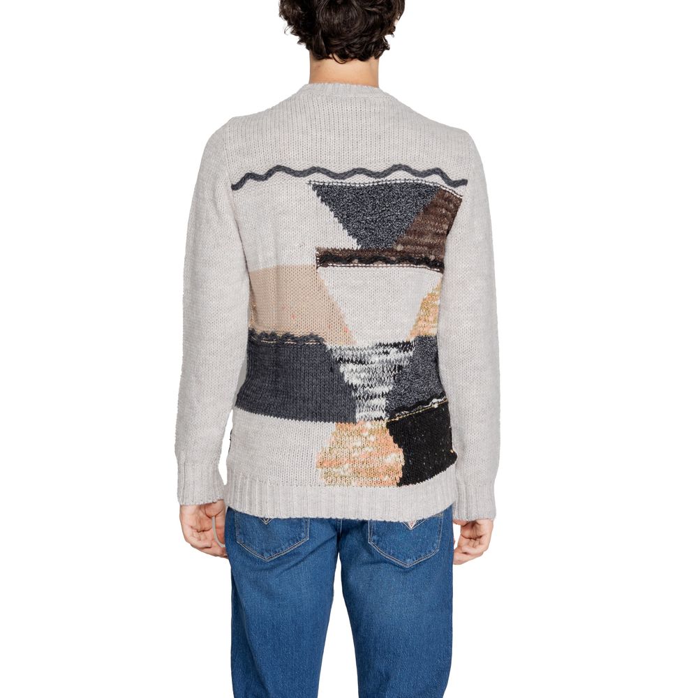 Gianni Lupo Beige Marabou Sweater
