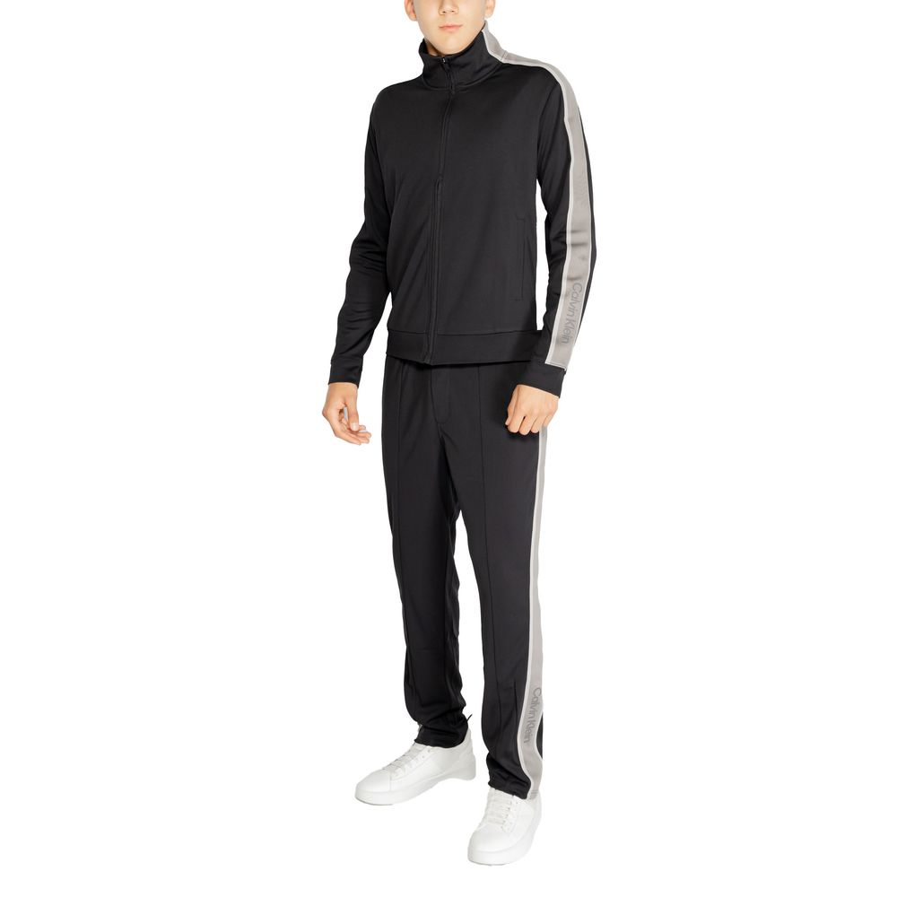 Calvin Klein Sport Črn pulover iz recikliranega poliestra