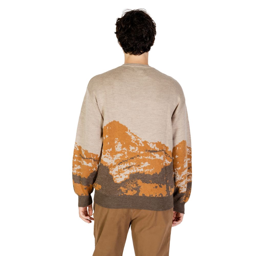 Gianni Lupo Brown Marabou Sweater