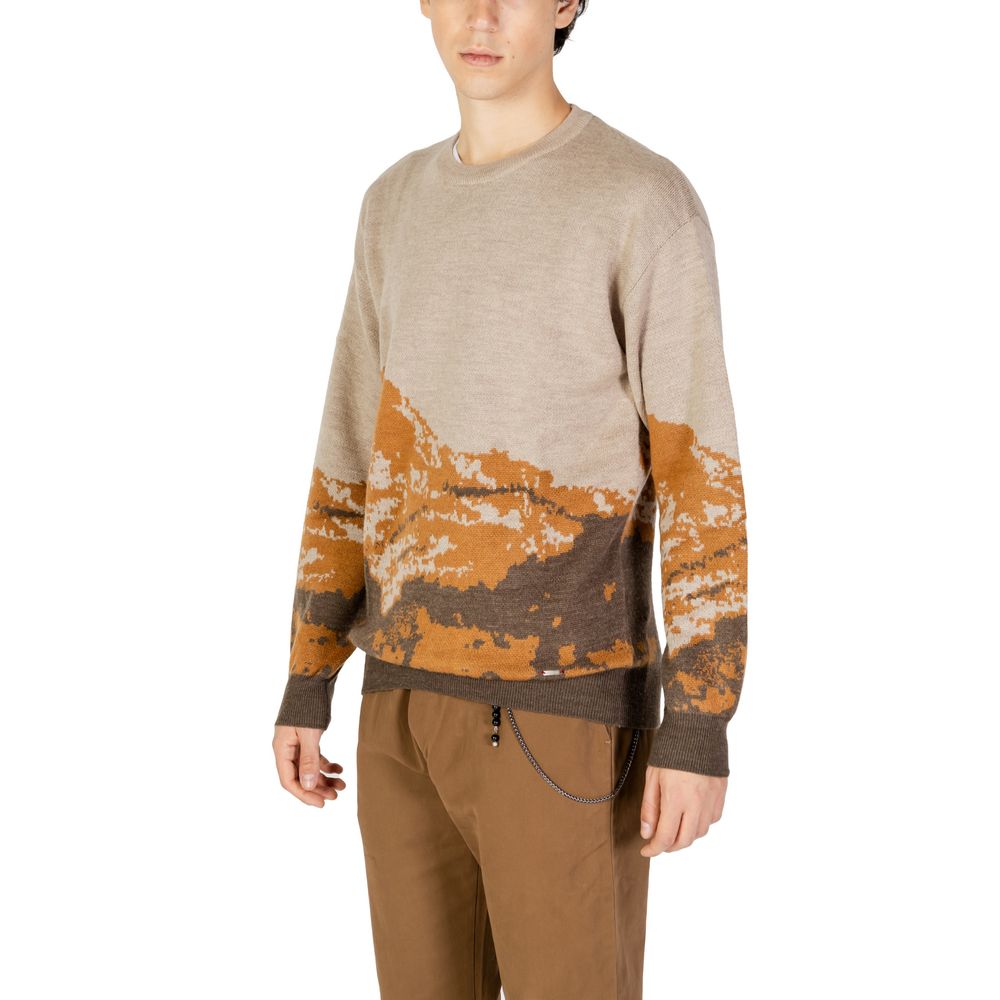 Gianni Lupo Brown Marabou Sweater