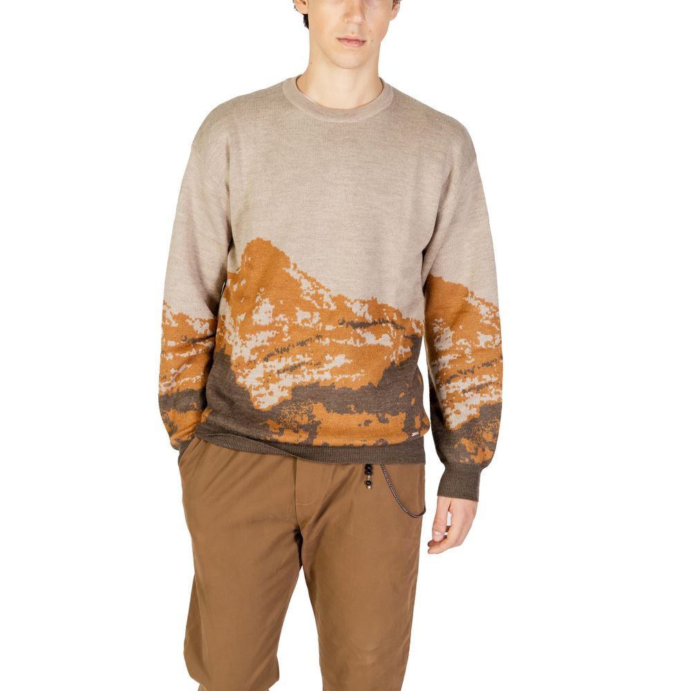 Gianni Lupo Brown Marabou Sweater
