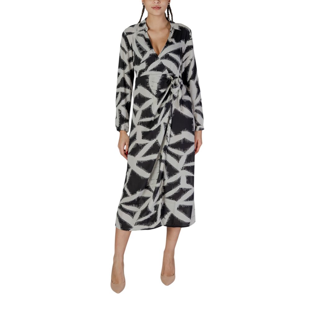 Jacqueline De Yong Black Recycled Polyester Long