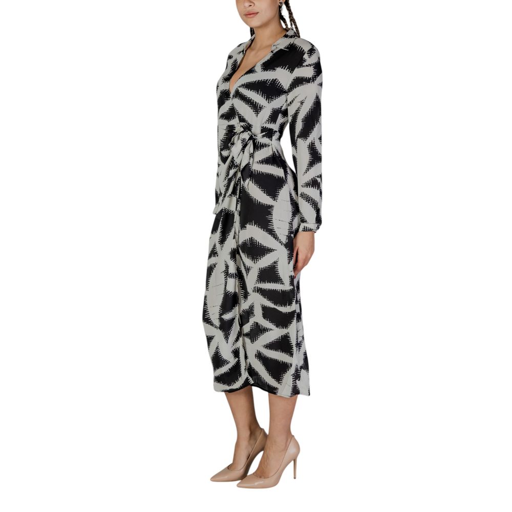 Jacqueline De Yong Black Recycled Polyester Long