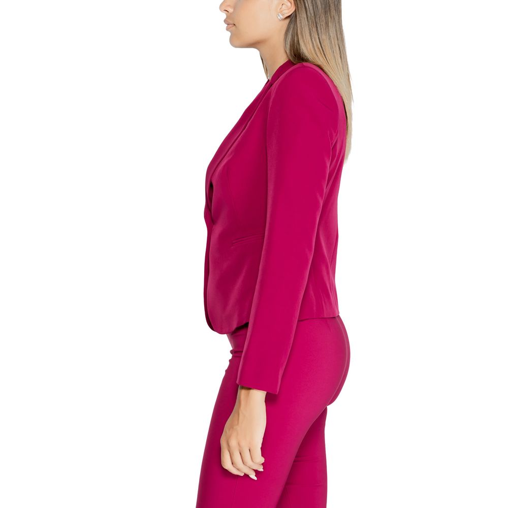 Rinascimento Bordeaux Polyester Blazer
